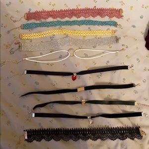 Various Chokers $1 Each or $10 For All